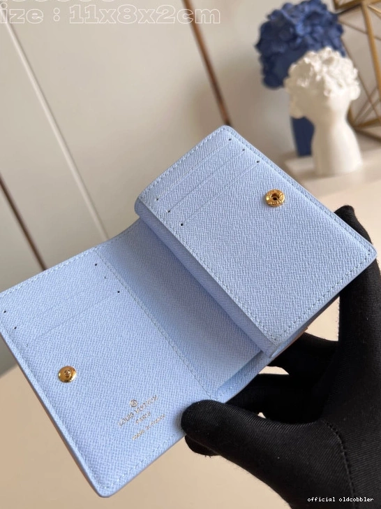 Official oldcobbler LOUIS Lou WALLET-11.5*8.5*2.2cm VUITTON 0713